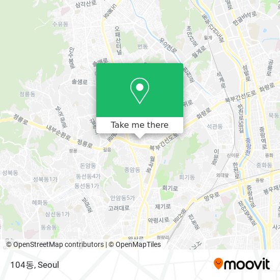 104동 map