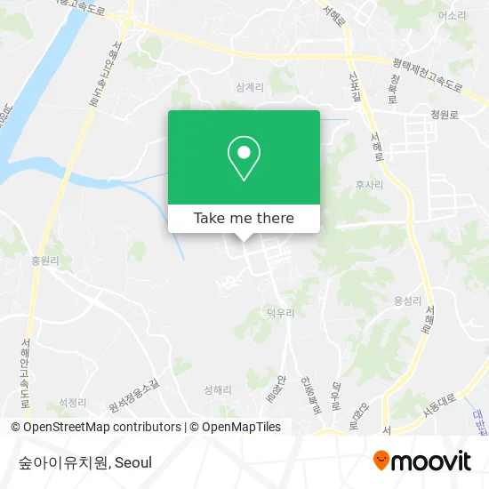숲아이유치원 map