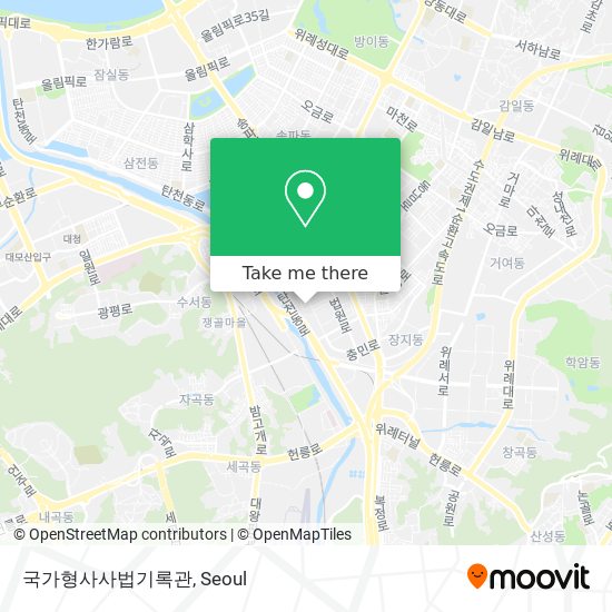 국가형사사법기록관 map