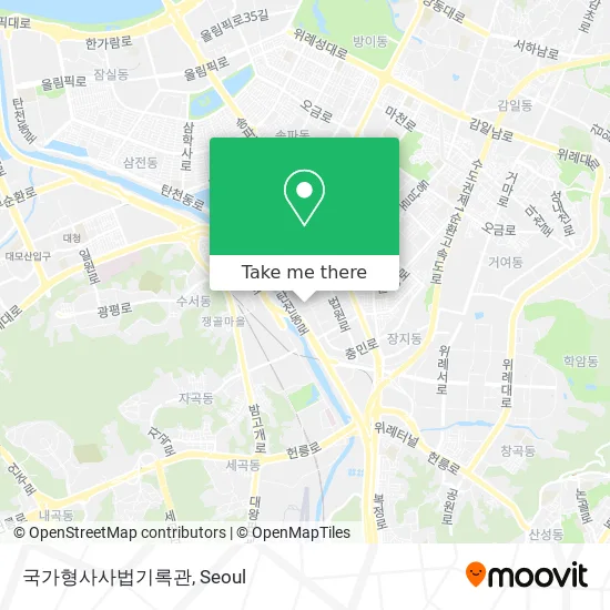 국가형사사법기록관 map