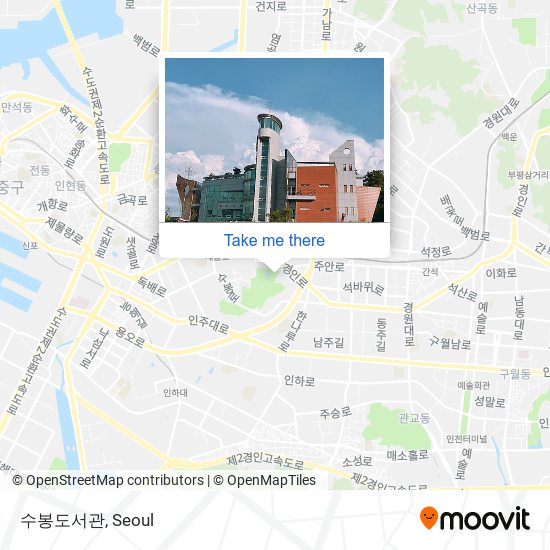 수봉도서관 map