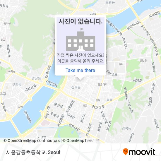 서울강동초등학교 map