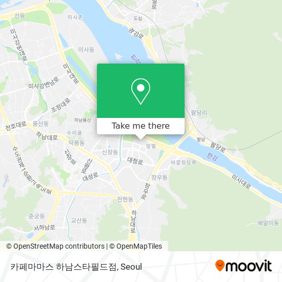 카페마마스 하남스타필드점 map