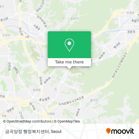 금곡양정 행정복지센터 map