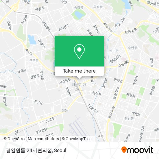 경일원룸                         24시편의점 map