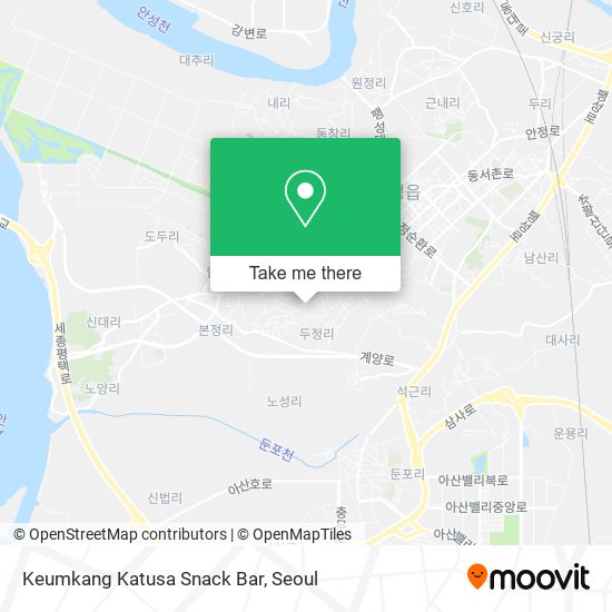 Keumkang Katusa Snack Bar map