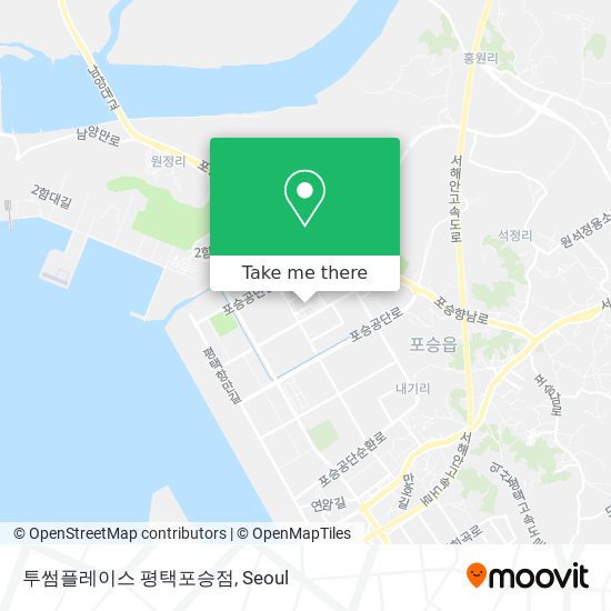 투썸플레이스 평택포승점 map