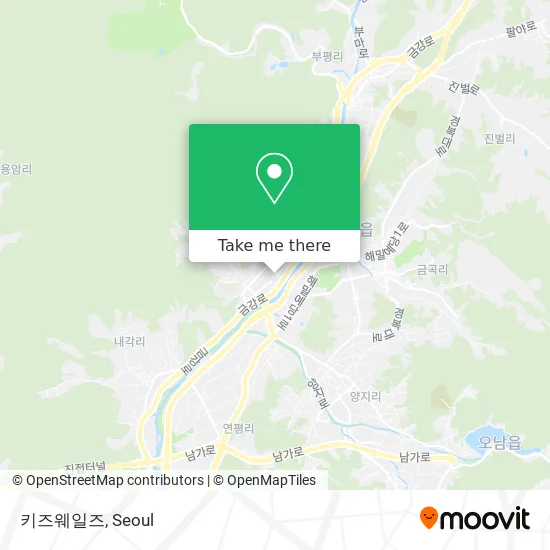 키즈웨일즈 map