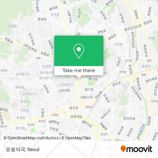 운용약국 map