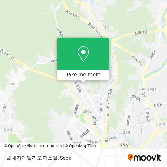 별내자이엘라오피스텔 map
