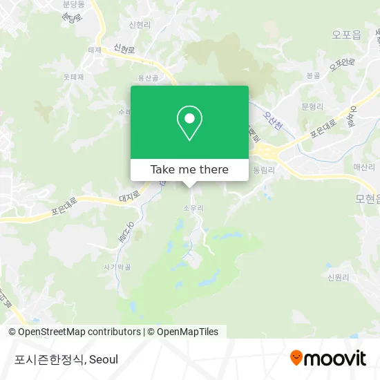 포시즌한정식 map