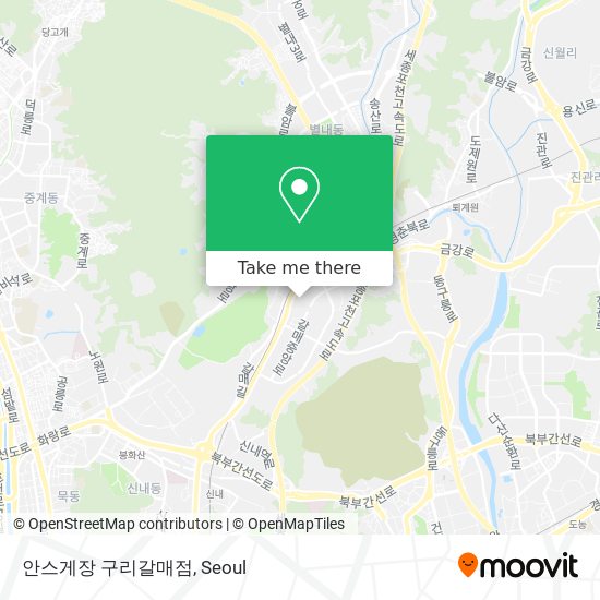 안스게장 구리갈매점 map