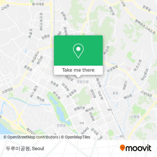 두루미공원 map