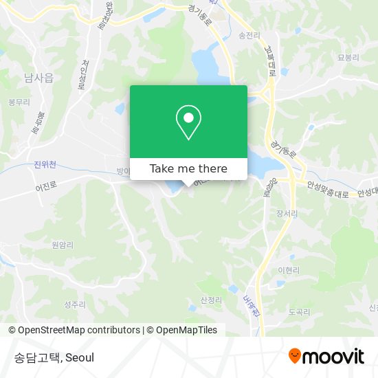 송담고택 map