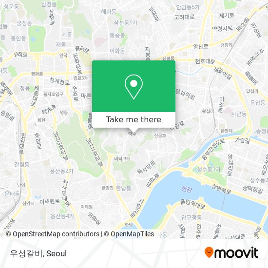 우성갈비 map