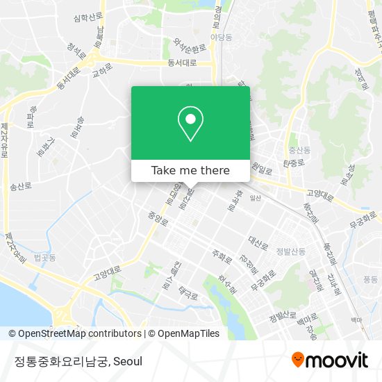 정통중화요리남궁 map