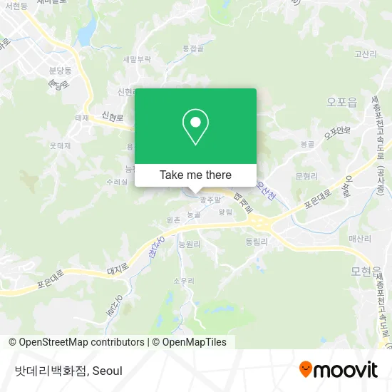 밧데리백화점 map