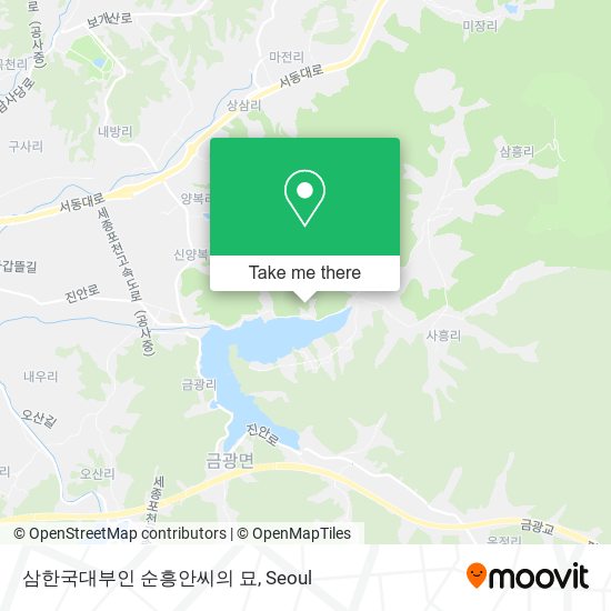 삼한국대부인 순흥안씨의 묘 map