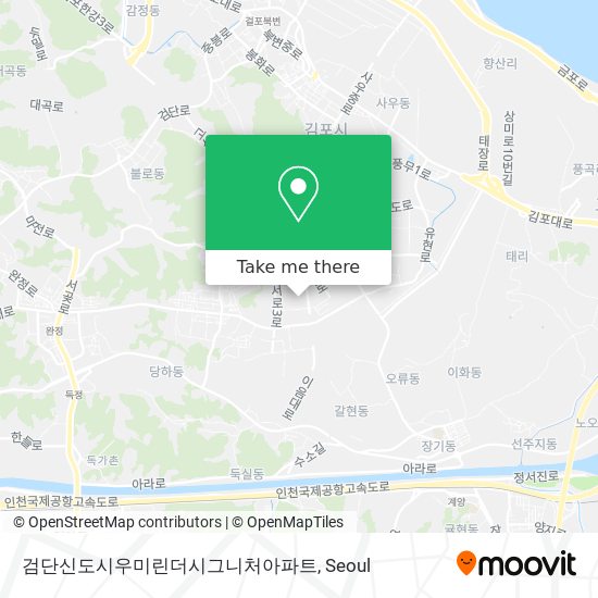 검단신도시우미린더시그니처아파트 map