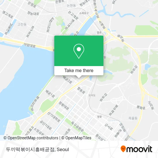 두끼떡볶이시흥배곧점 map