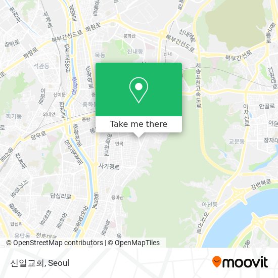 신일교회 map