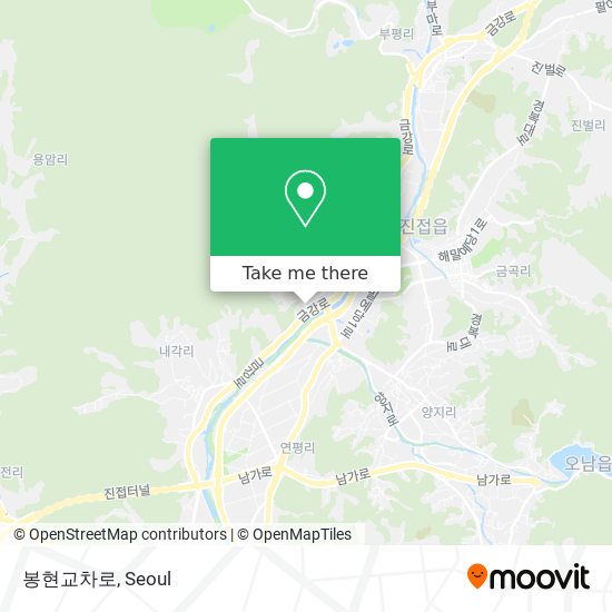 봉현교차로 map