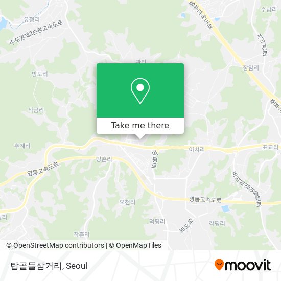 탑골들삼거리 map