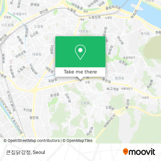 큰집닭강정 map