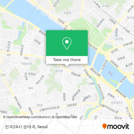 진국24시                 순대국 map