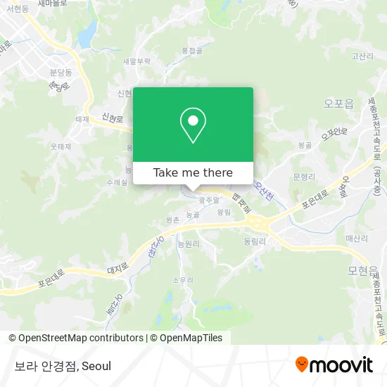보라 안경점 map