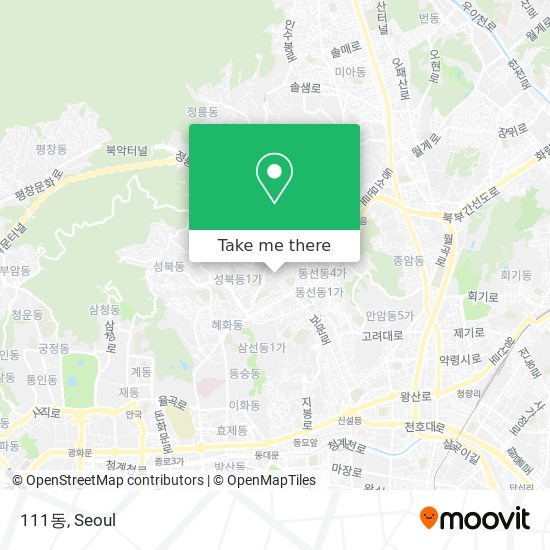 111동 map