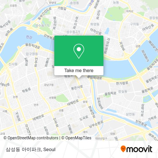 삼성동 아이파크 map