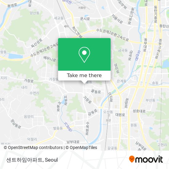 센트하임아파트 map