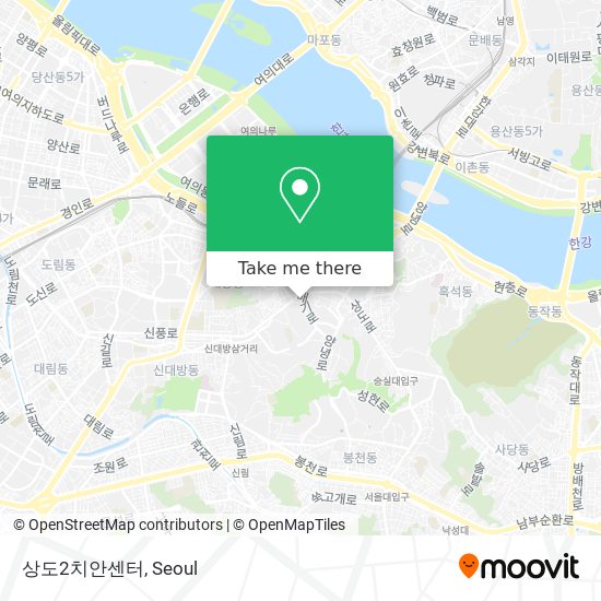 상도2치안센터 map