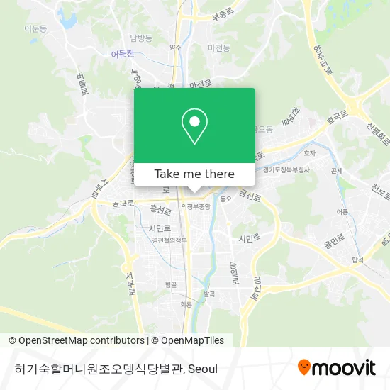 허기숙할머니원조오뎅식당별관 map