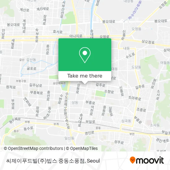 씨제이푸드빌(주)빕스 중동소풍점 map