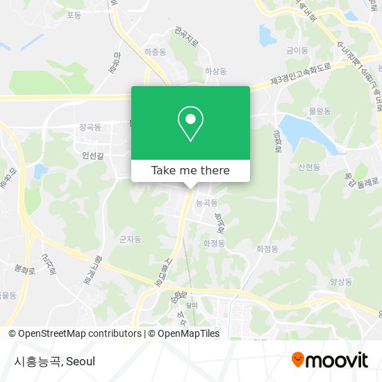 시흥능곡 map