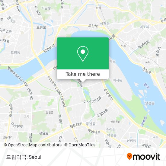 드림약국 map