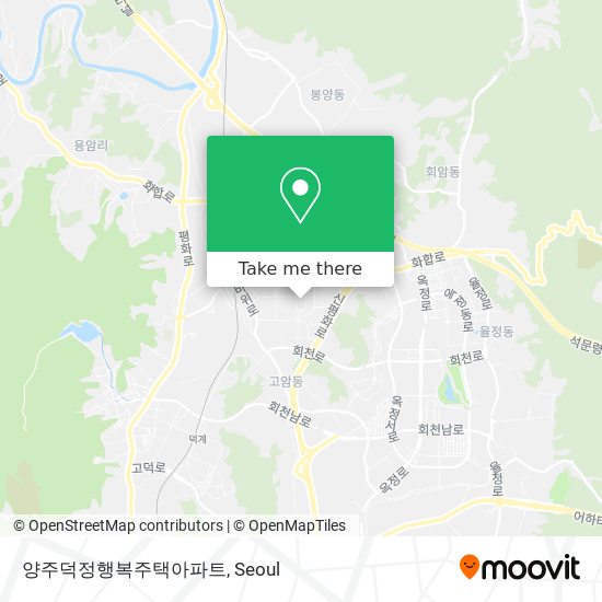 양주덕정행복주택아파트 map