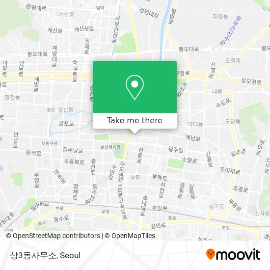 상3동사무소 map