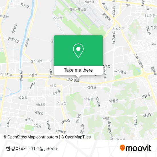 한강아파트 101동 map