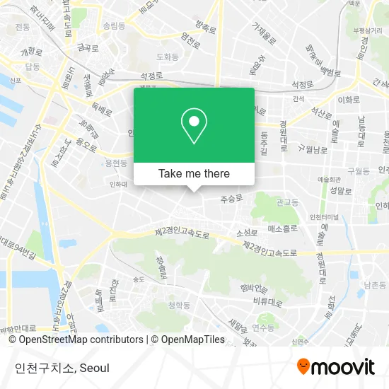 인천구치소 map