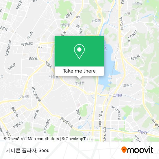 세미콘 플라자 map