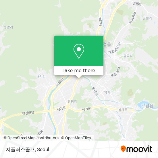 지플러스골프 map