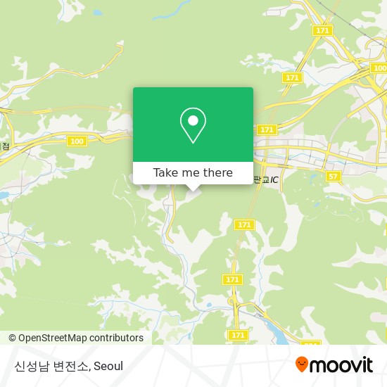 신성남 변전소 map