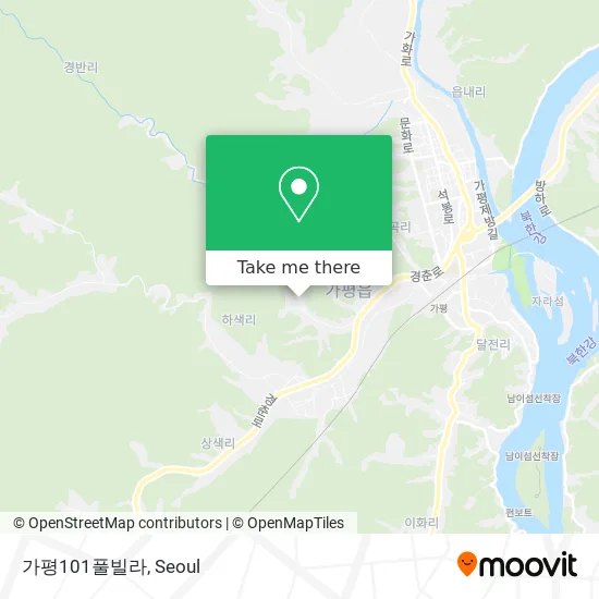 가평101풀빌라 map