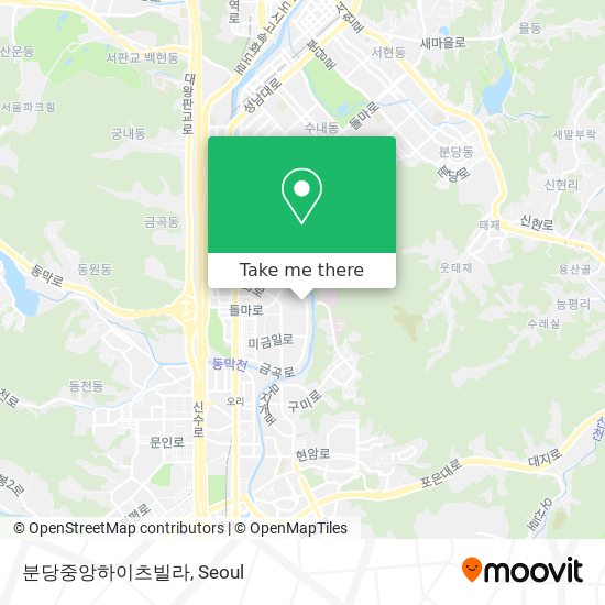 분당중앙하이츠빌라 map