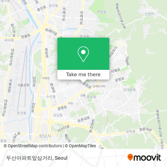 두산아파트앞삼거리 map