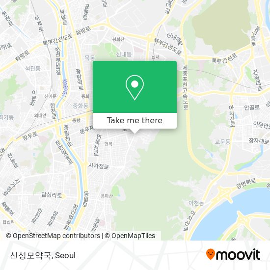 신성모약국 map