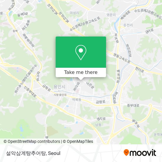 설악삼계탕추어탕 map